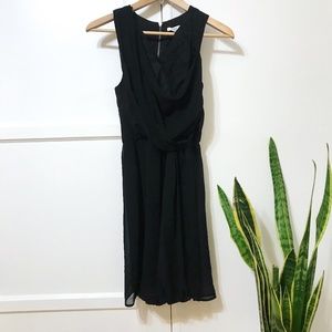Nordstrom Bar III Black Chiffon Cocktail Dress